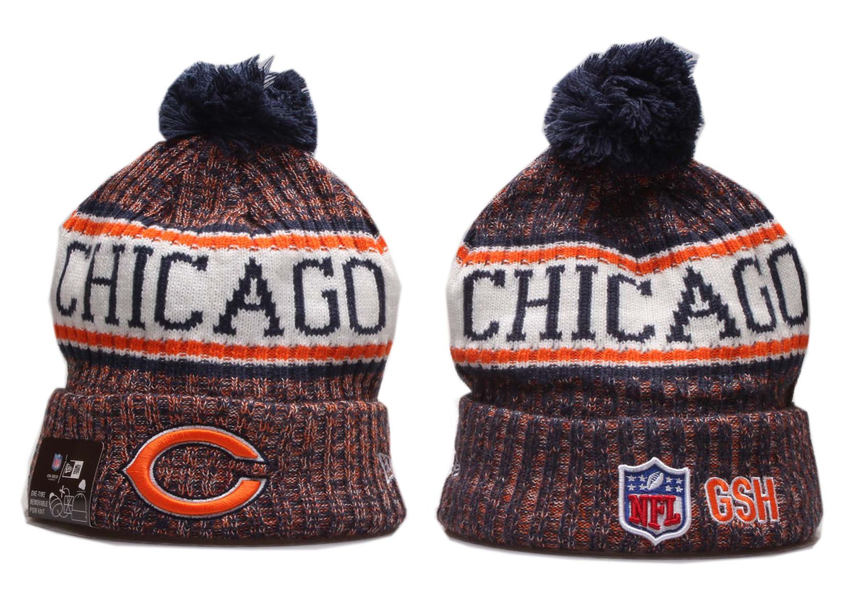 2023 NFL Chicago Bears beanies ypmy3->kansas city royals->MLB Jersey